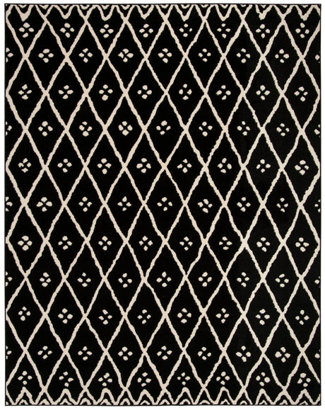 Safavieh Amherst Amt442I Black/Creme Rugs.