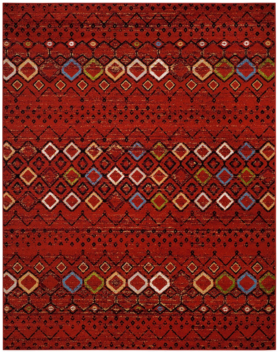 Safavieh Amsterdam Ams108D Terracotta/Multi Rug.