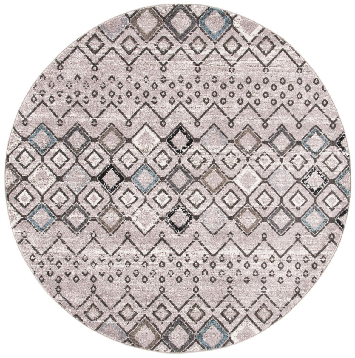 Safavieh Amsterdam Ams108F Light Grey/Brown Rugs.