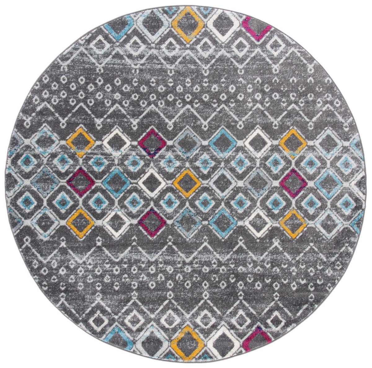 Safavieh Amsterdam Ams108H Dark Grey/Ivory Rugs.