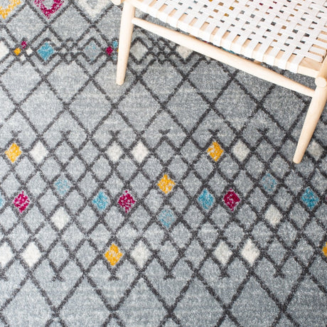 Safavieh Amsterdam Ams115G Grey/Light Grey Rug.