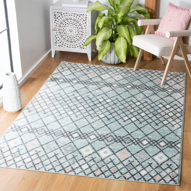 Safavieh Amsterdam Ams115L Light Blue/Ivory Rugs.