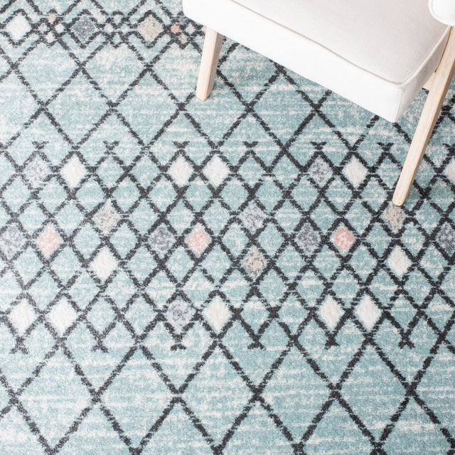 Safavieh Amsterdam Ams115L Light Blue/Ivory Rugs.