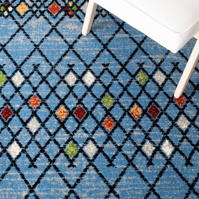 Safavieh Amsterdam Ams115M Blue/Ivory Rugs.