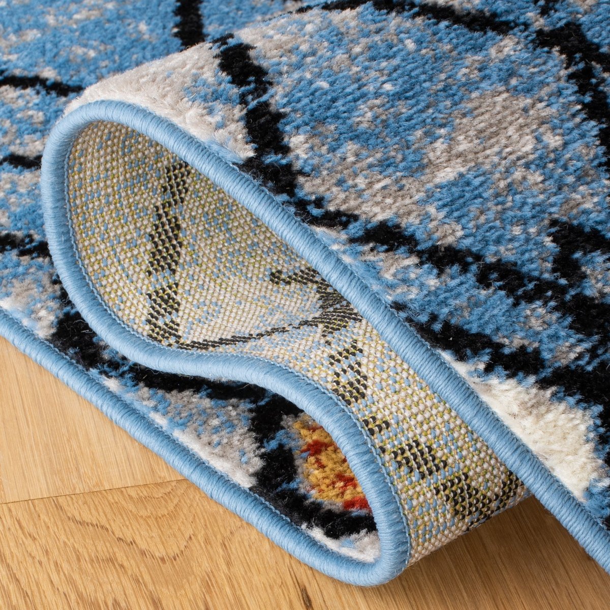 Safavieh Amsterdam Ams115M Blue/Ivory Rugs.