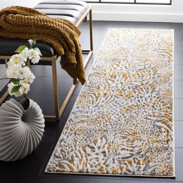 Safavieh Amsterdam Ams187D Beige/Gold Rug.