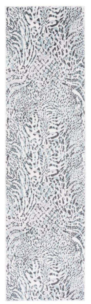 Safavieh Amsterdam Ams187K Ivory/Teal Rug.