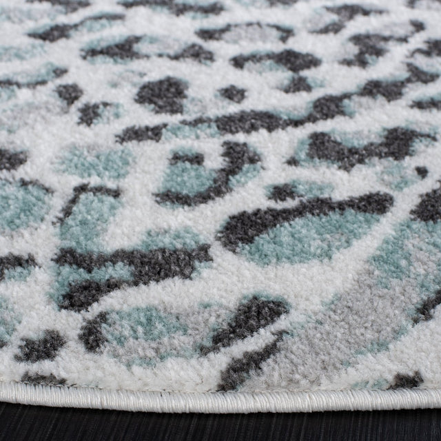 Safavieh Amsterdam Ams187K Ivory/Teal Rug.
