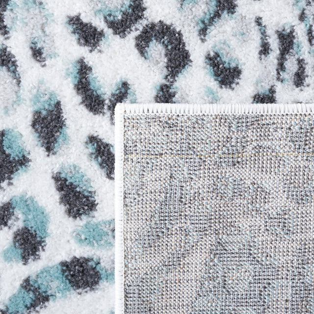 Safavieh Amsterdam Ams187K Ivory/Teal Rug.