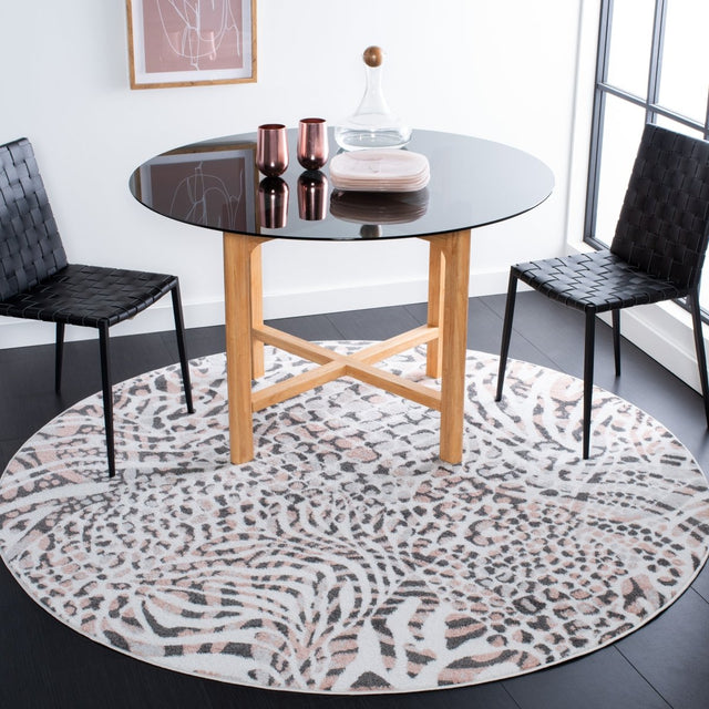 Safavieh Amsterdam Ams187U Ivory/Blush Rug.