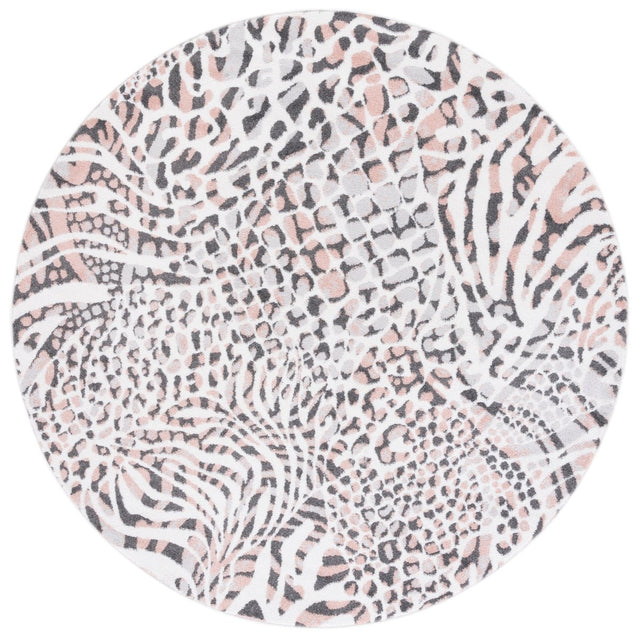 Safavieh Amsterdam Ams187U Ivory/Blush Rug.