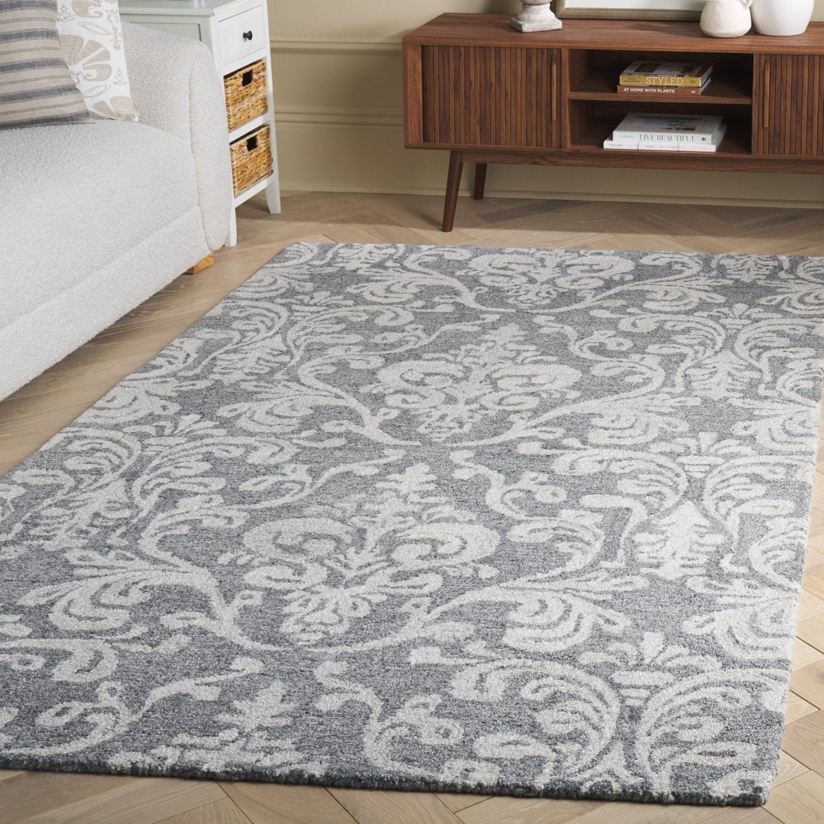 Safavieh Anatolia An405F Grey Rug.
