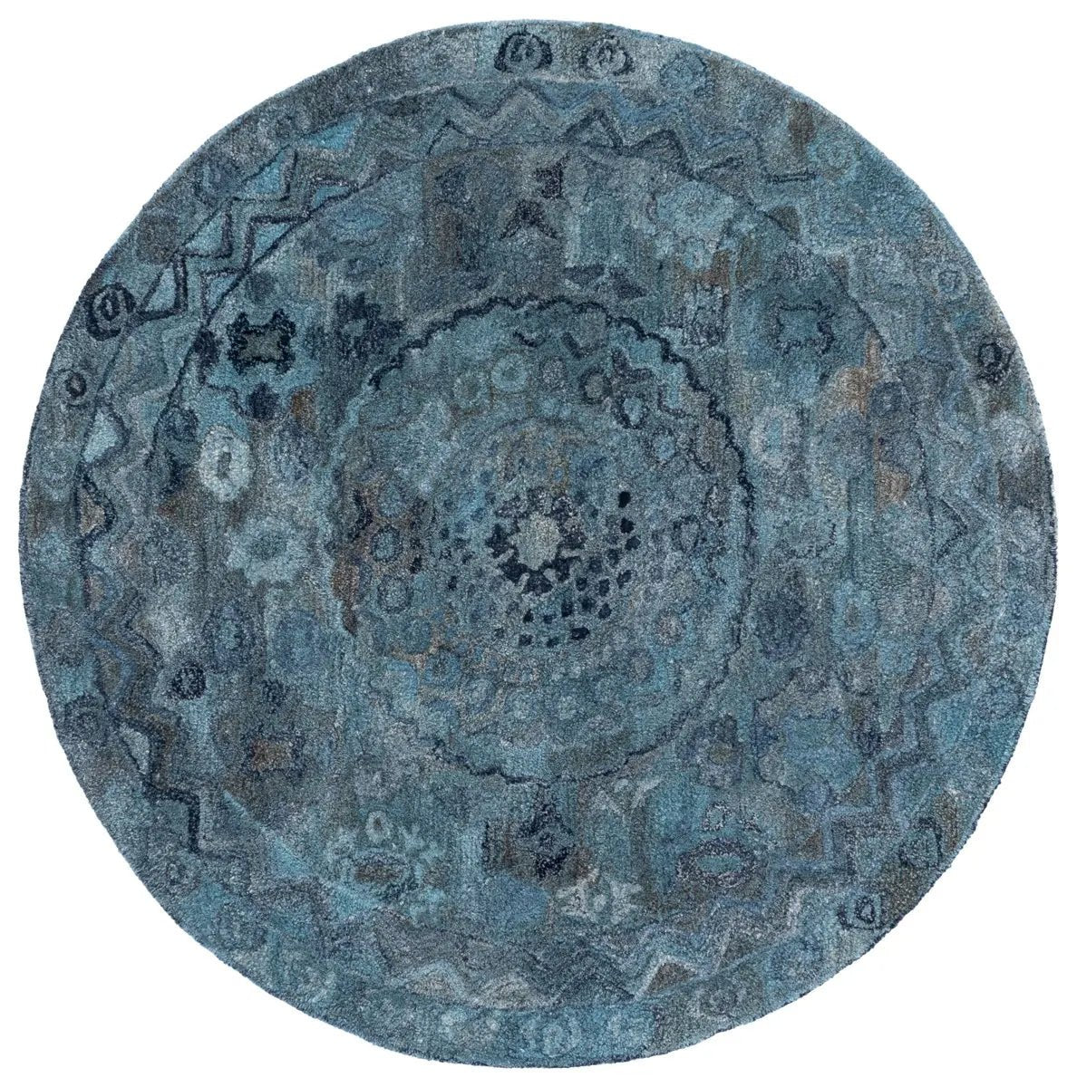 Safavieh Anatolia 6'-0" x 6'-0" Rug in Blue