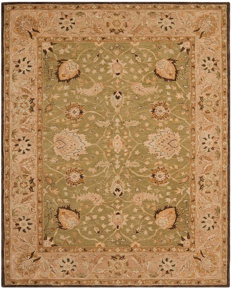 Safavieh Anatolia An512C Sage / Beige Rugs.