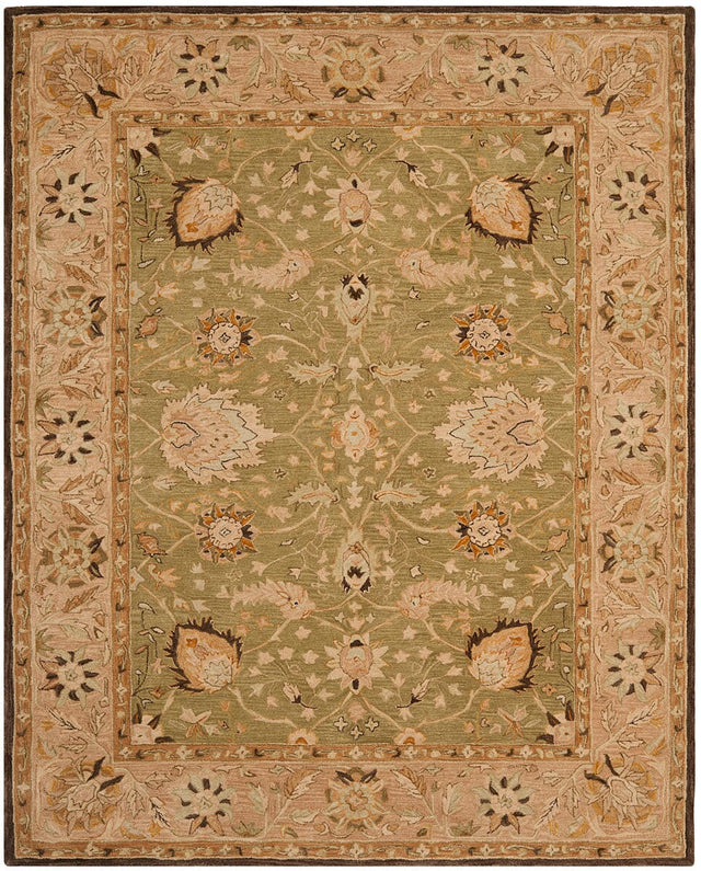 Safavieh Anatolia An512C Sage / Beige Rugs.