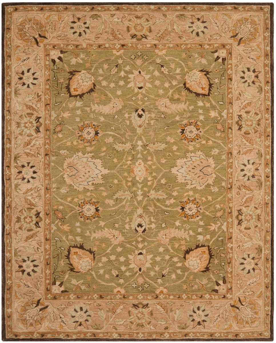 Safavieh Anatolia An512C Sage / Beige Rugs.