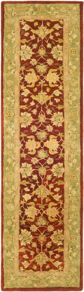 Safavieh Anatolia an522d Red / Moss Rugs.