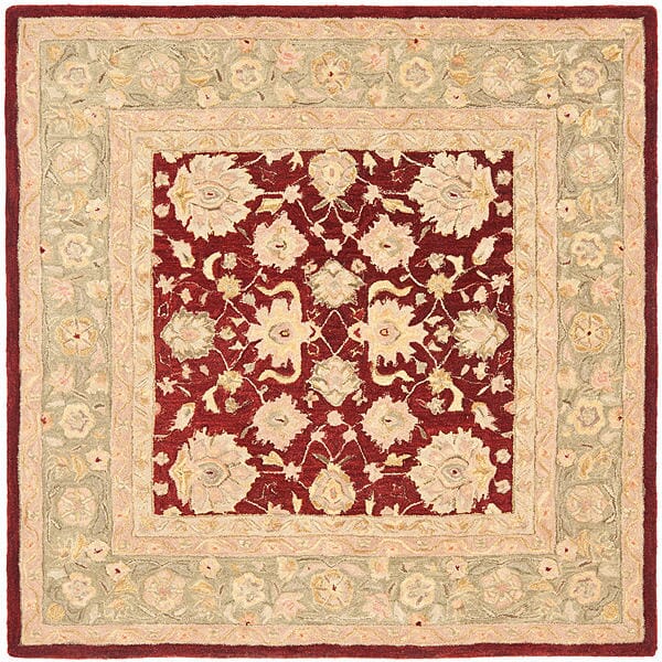 Safavieh Anatolia an522d Red / Moss Rugs.