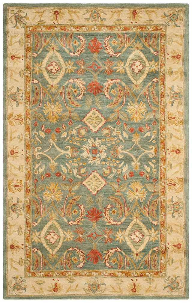 Safavieh Anatolia an544d Light Blue / Ivory Rugs.