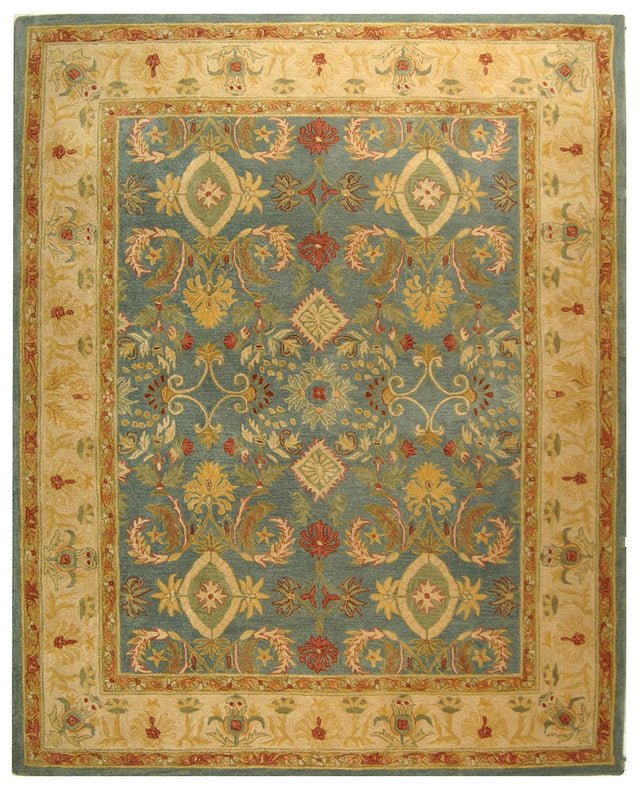 Safavieh Anatolia an544d Light Blue / Ivory Rugs.