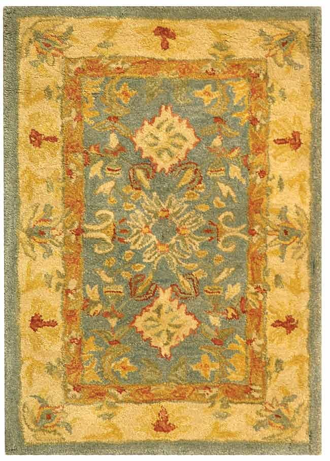 Safavieh Anatolia an544d Light Blue / Ivory Rugs.