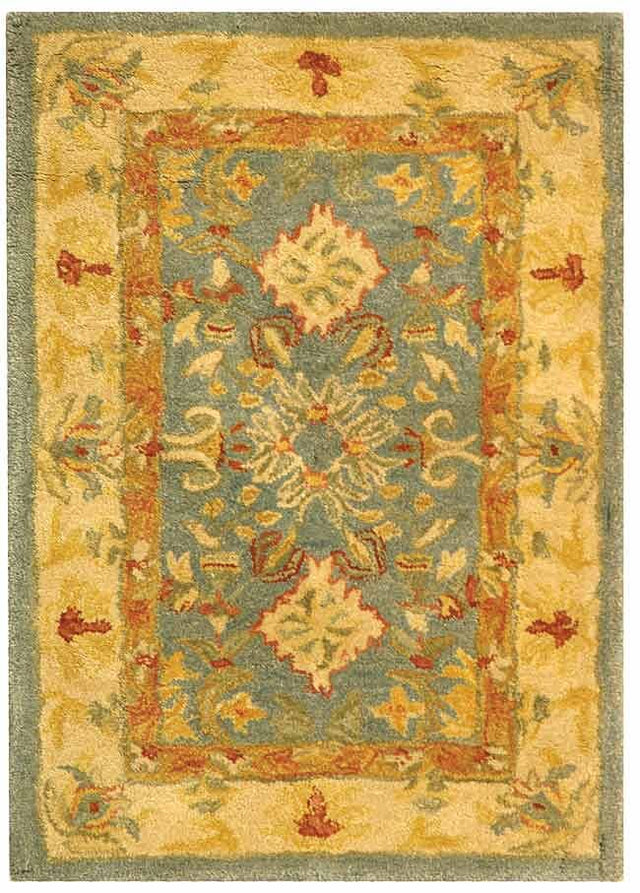 Safavieh Anatolia an544d Light Blue / Ivory Rugs.