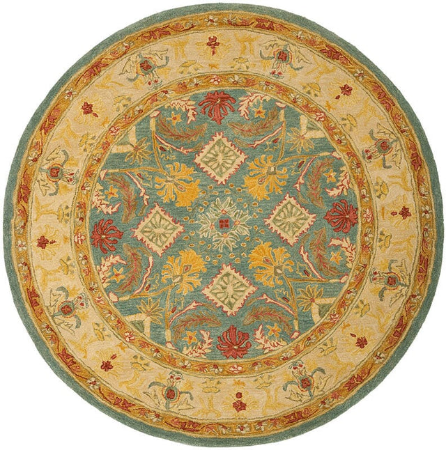 Safavieh Anatolia an544d Light Blue / Ivory Rugs.