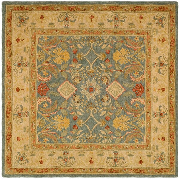 Safavieh Anatolia an544d Light Blue / Ivory Rugs.