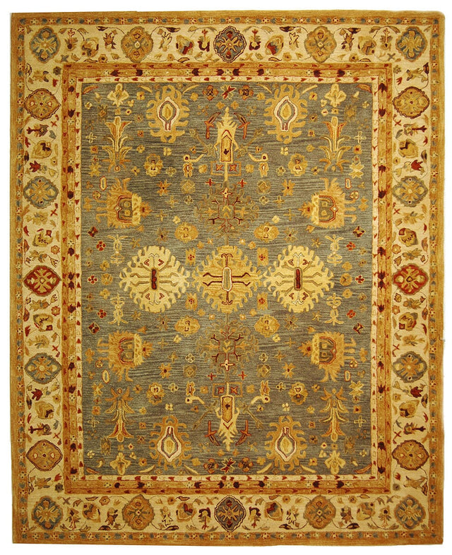 Safavieh Anatolia An547A Blue / Ivory Rugs.
