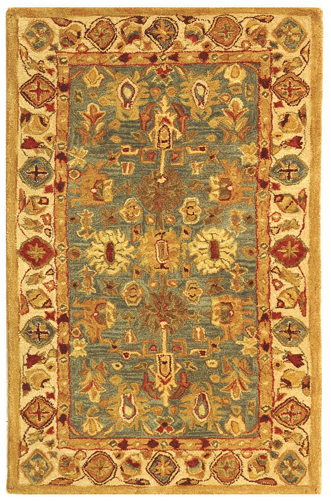 Safavieh Anatolia An547A Blue / Ivory Rugs.