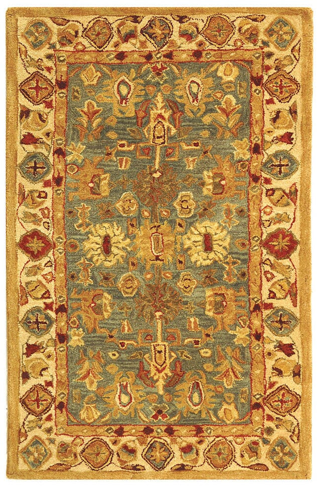 Safavieh Anatolia An547A Blue / Ivory Rugs.