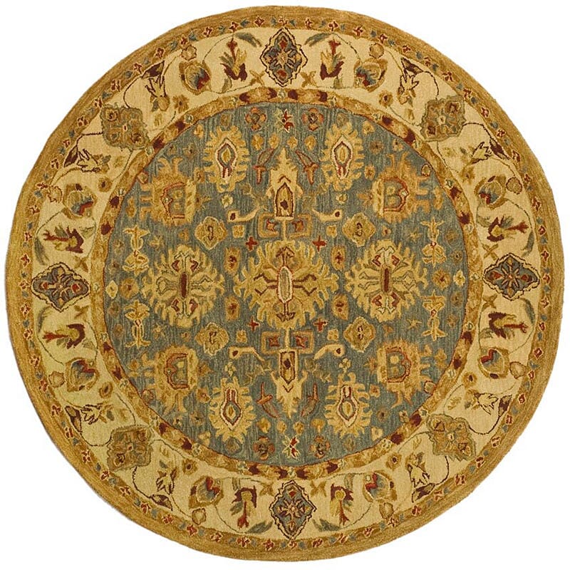 Safavieh Anatolia An547A Blue / Ivory Rugs.