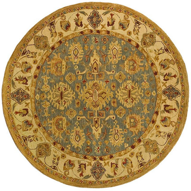 Safavieh Anatolia An547A Blue / Ivory Rugs.