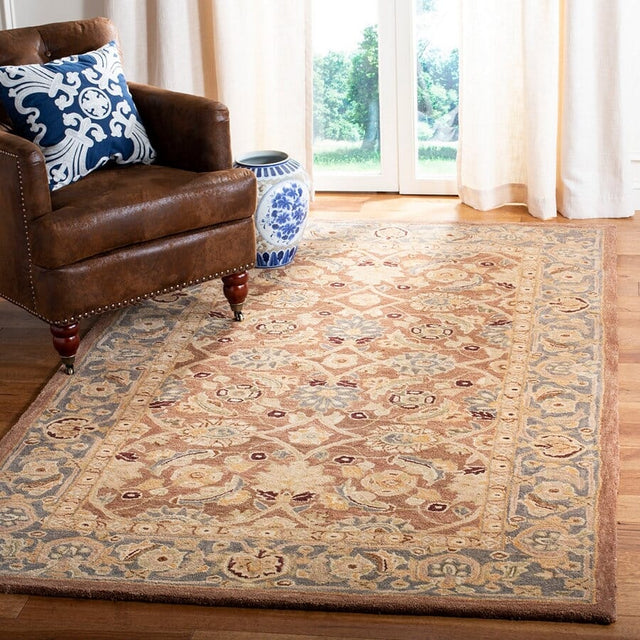 Safavieh Anatolia an549a Brown / Blue Rugs.
