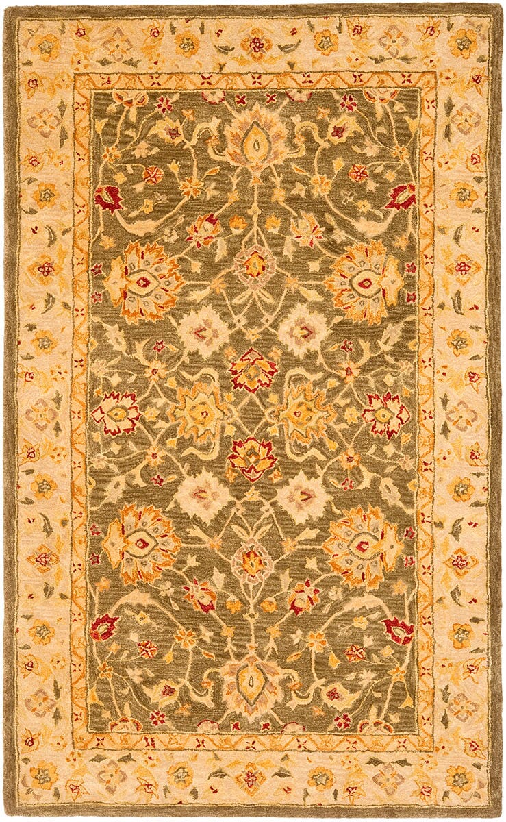 Safavieh Anatolia an553a Green / Gold Rugs.