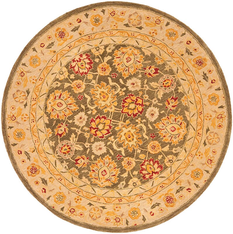 Safavieh Anatolia an553a Green / Gold Rugs.