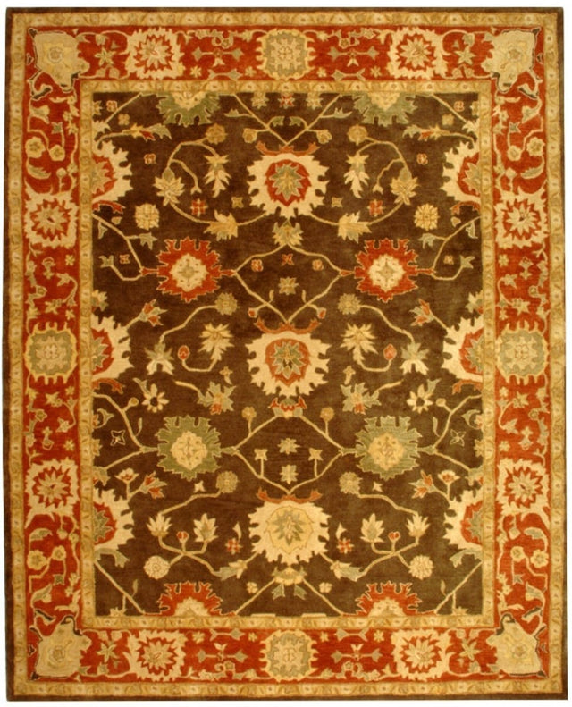 Safavieh Anatolia an554a Olive / Rust Rugs.