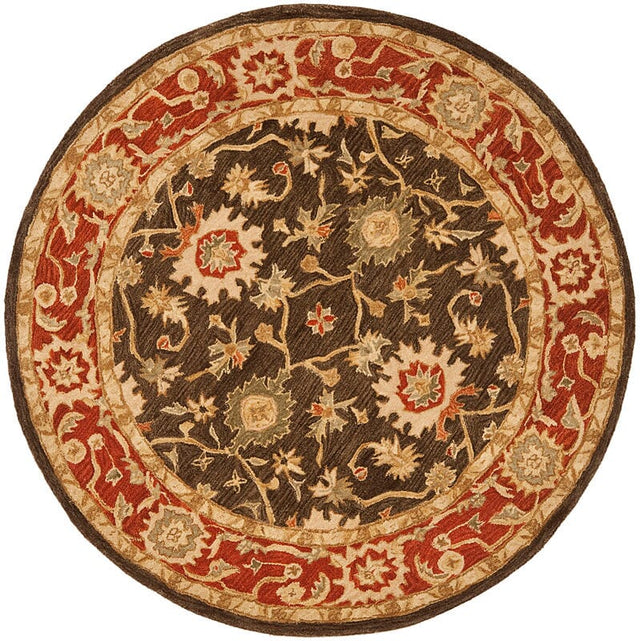 Safavieh Anatolia an554a Olive / Rust Rugs.