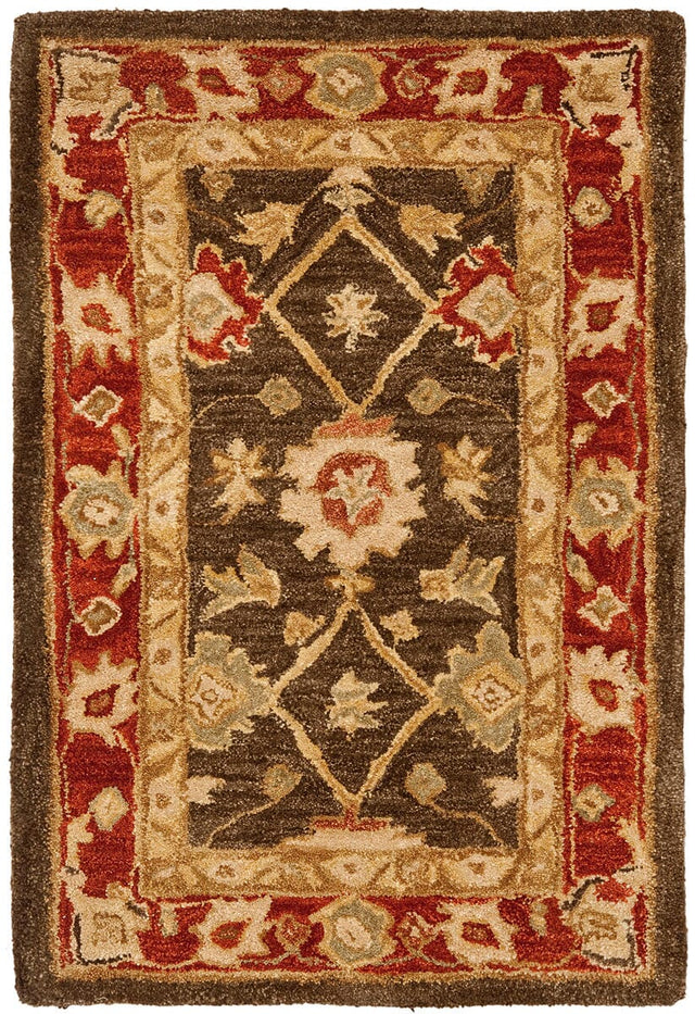Safavieh Anatolia an554a Olive / Rust Rugs.