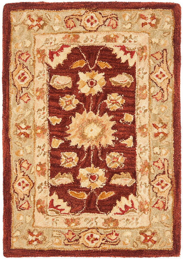 Safavieh Anatolia An556F Red / Sage Rugs.