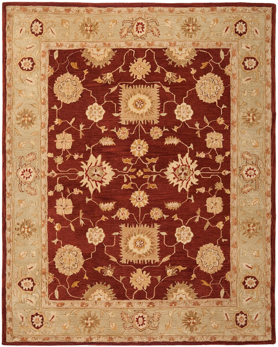 Safavieh Anatolia An556F Red / Sage Rugs.