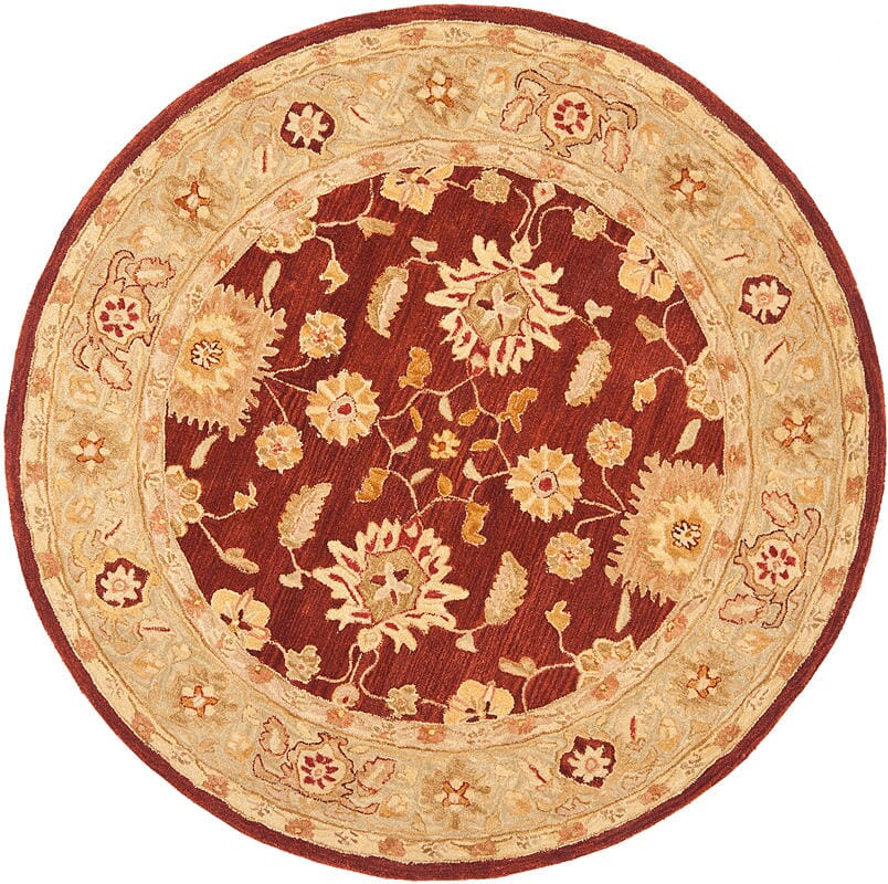 Safavieh Anatolia An556F Red / Sage Rugs.