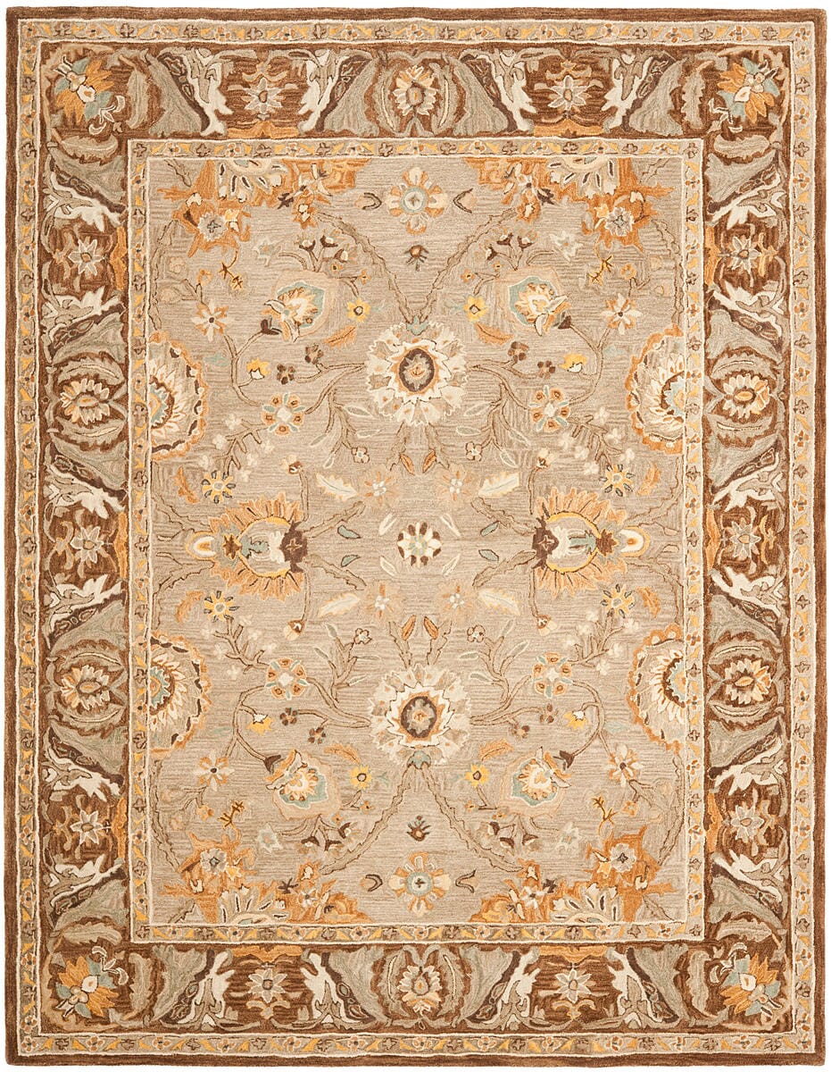 Safavieh Anatolia An558A Dark Grey / Brown Rugs.