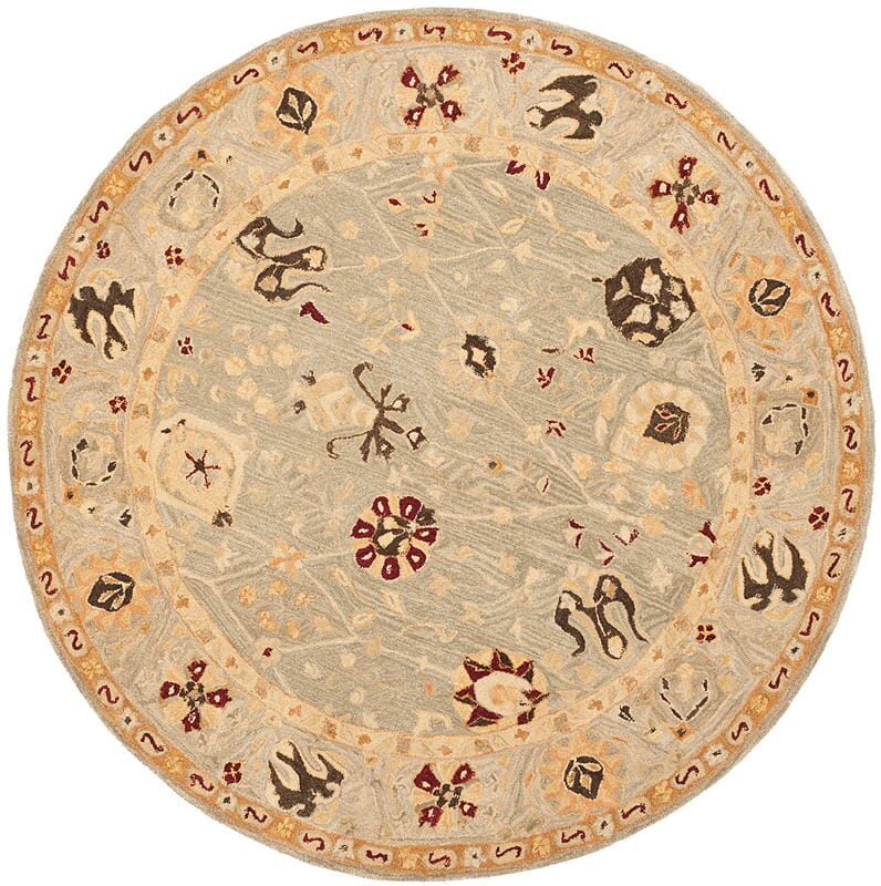 Safavieh Anatolia An559A Grey Blue / Mint Rugs.