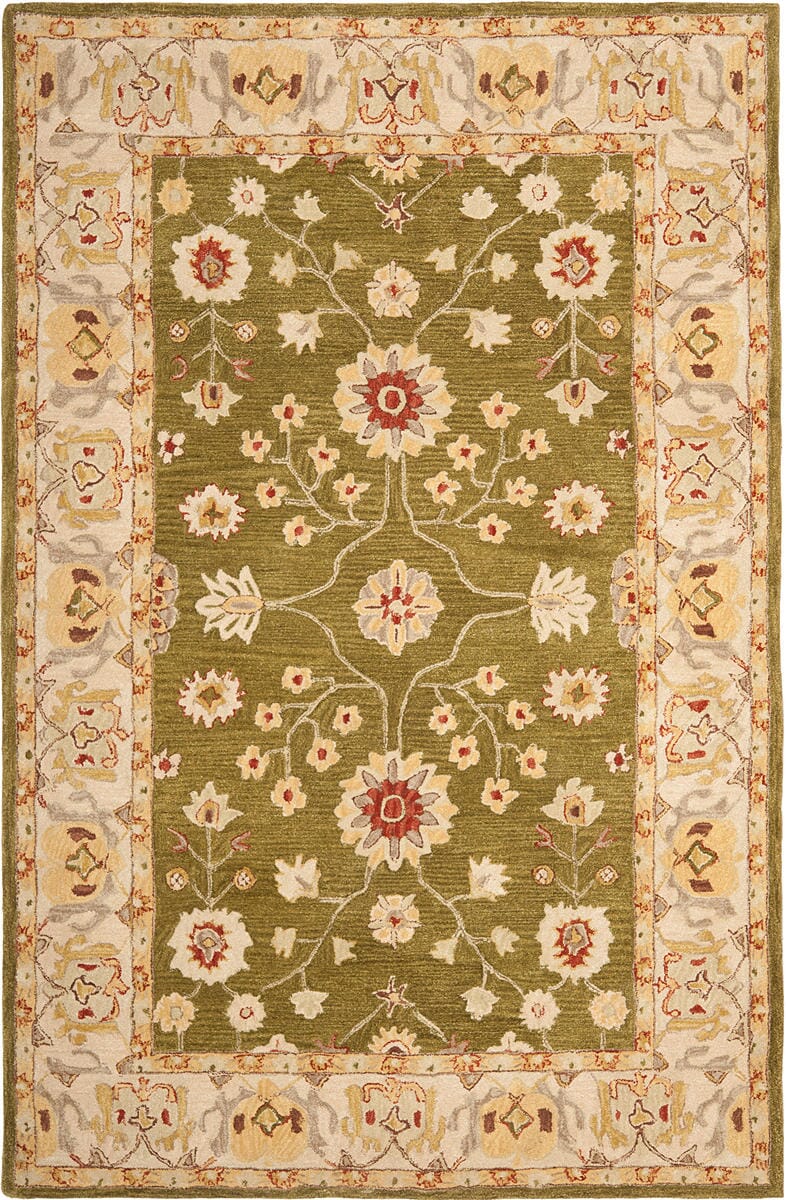 Safavieh Anatolia An562D Moss / Ivory Rugs.