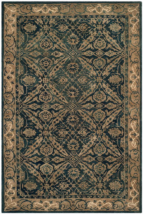 Safavieh Anatolia An583A Navy / Ivory Rugs.