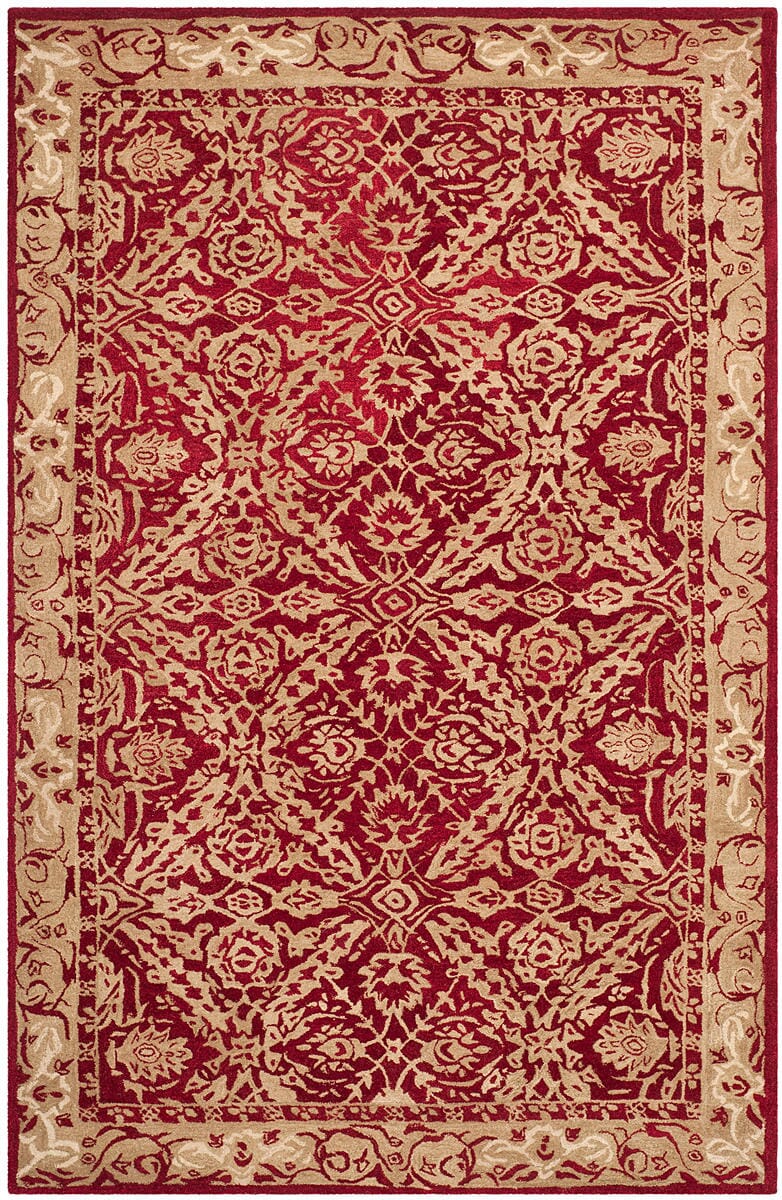 Safavieh Anatolia An583B Red / Ivory Rugs.
