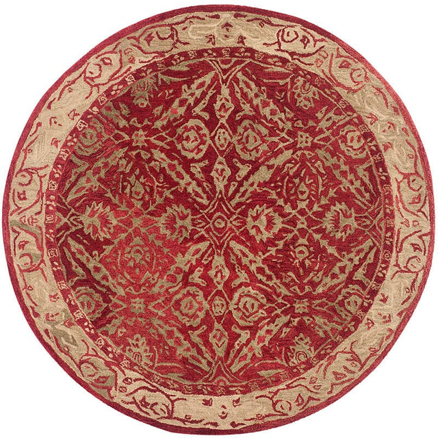 Safavieh Anatolia An583B Red / Ivory Rugs.