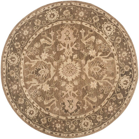 Safavieh Anatolia An585G Grey / Dark Grey Rugs.