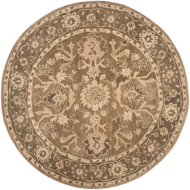 Safavieh Anatolia An585G Grey / Dark Grey Rugs.